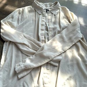 100% Silk En Thread Button Down Shirt